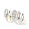 Mens Ring Set Diamond Encrusted 5 Piece Ring Set Dorado No 5