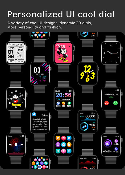 Reloj Inteligente Deportivo con Podómetro, Llamadas Bluetooth y Múltiples Funciones - Image 10