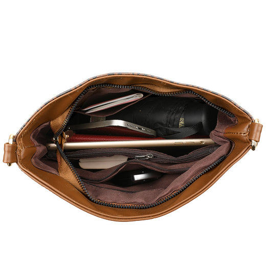 Bolso Mensajero de Cuero Suave Retro - Versátil y Elegante - Image 5