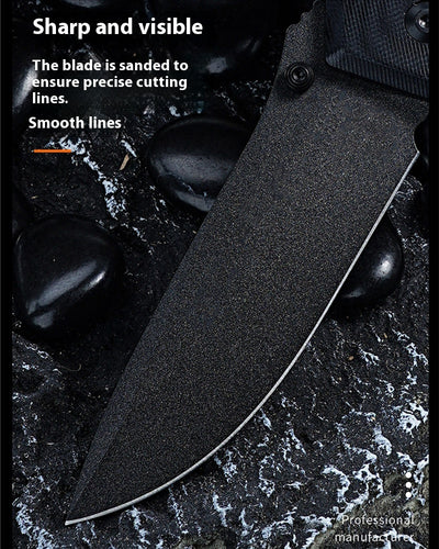 Cuchillo Plegable Táctico D2 con Mango G10 y Soporte de Espalda - Image 14