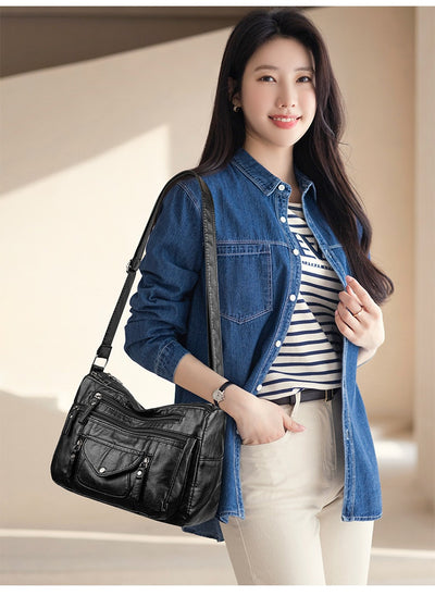 Bolso de Cuero Genuino para Mujer con Gran Capacidad - Image 19