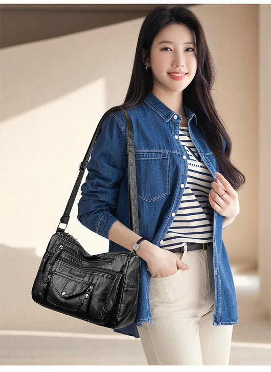 Bolso de Cuero Genuino para Mujer con Gran Capacidad - Image 19