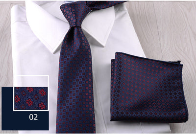 Combo Corbata y Pañuelo de Bolsillo para Hombre Profesional - Image 3