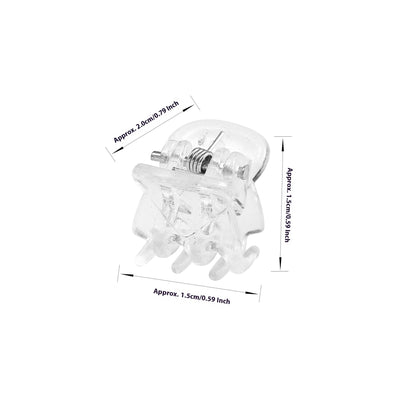 Pinza Claw Clip Negra Mate Mini 1cm - Accesorio Perfecto para Flequillos y Cabello Suelto - Image 21