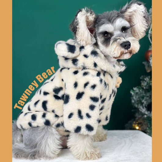 Abrigo Térmico para Perros con Diseño Pluché Punteado - Otoño e Invierno - Image 11
