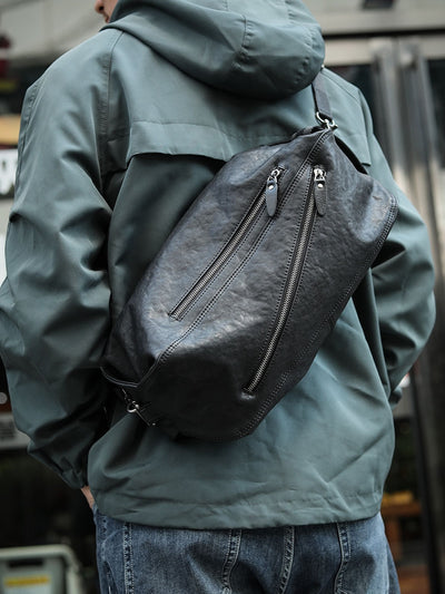 Bolsa Deportiva de Cuero para Hombre con Gran Capacidad - Image 12