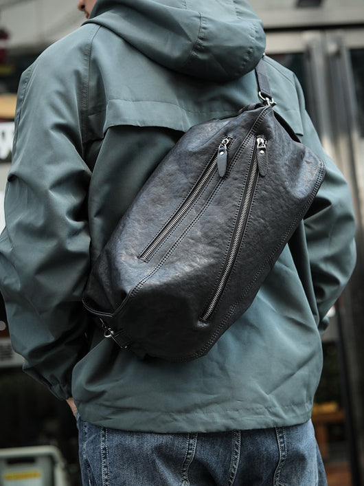 Bolsa Deportiva de Cuero para Hombre con Gran Capacidad - Image 12