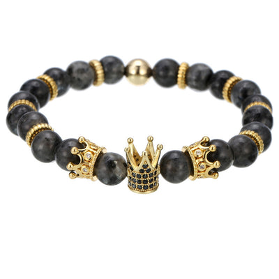 Pulsera Hexagonal para Hombre con Circonitas Incrustadas y Diseño de Corona - Image 18