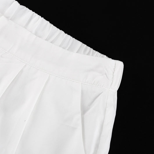 Conjunto Elegante Blusa Blanca Hombro Descubierto con Pantalón Ancho - Image 17