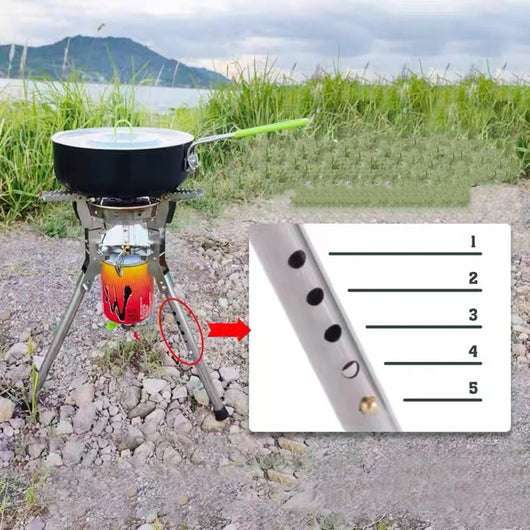 Estufa de Butano Portátil para Camping y Asados de Alta Potencia - Image 9