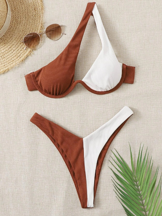 Bikini Multicolor con Tela Doble - Traje de Baño Premium - Image 23