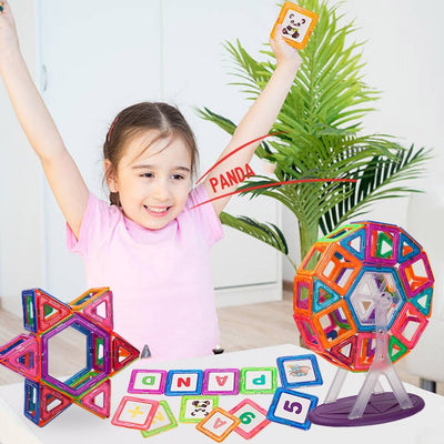 Bloques Magnéticos Educativos para Niños - Juguete de Construcción - Image 9