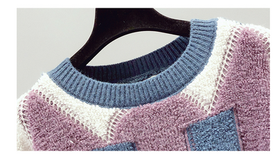 Suéter Abrigo Cuello Alto Acolchado Oversize para Mujer - Image 6