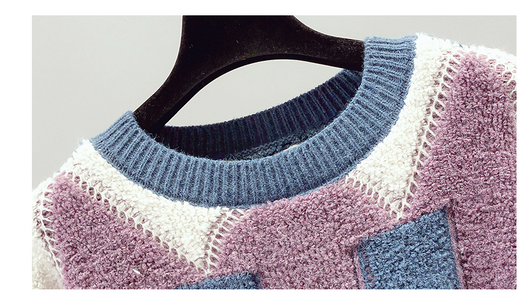 Suéter Abrigo Cuello Alto Acolchado Oversize para Mujer - Image 6