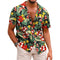 Camisa Polo Manga Corta con Estampado Digital 3D