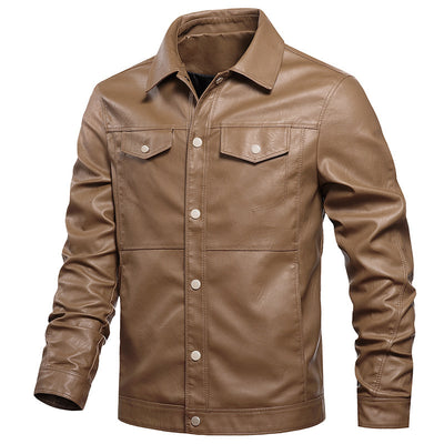 Chaqueta de Cuero para Joven Estilo Motociclista - Image 4