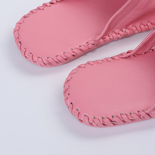 Pantuflas Planas Artesanales para Mujer con Costura a Mano - Image 16