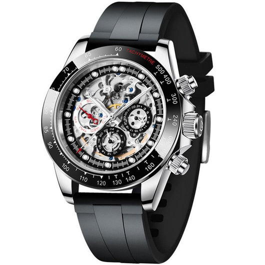 Reloj Mecánico Transparente de Diseño Dial para Hombre - Image 9