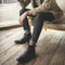 Botas Martin de Cuero Genuino para Hombre - Corte Medio