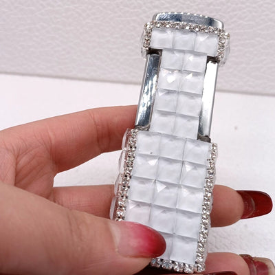 Encendedor Recargable para Dama con Diamantes y Protección Antiviento - Image 15