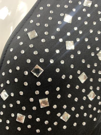 Vestido Premamá Elegante con Strass y Manga Larga - Image 13