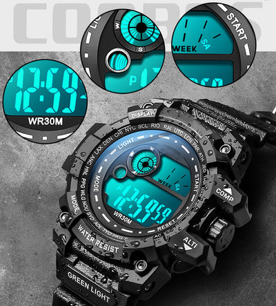 Reloj Digital Deportivo Resistente al Agua con Pantalla Luminosa - Image 4