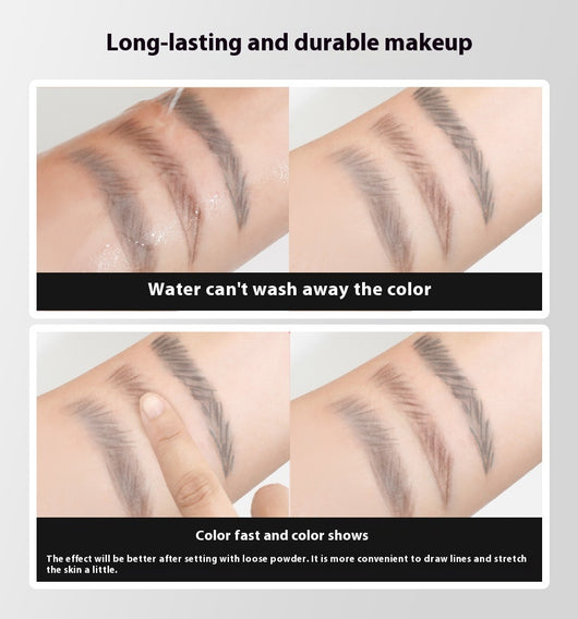 Lápiz de Cejas Resistente al Agua y Sudor con Diseño de Línea Definida - Image 13
