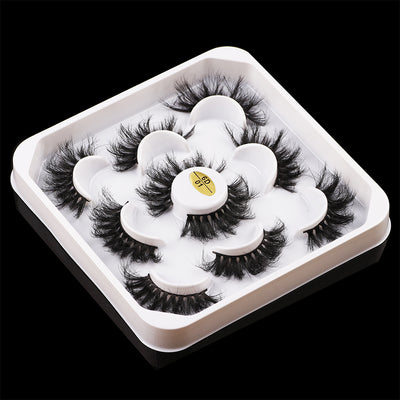 Set de 5 Pares de Pestañas Postizas Voluminosas