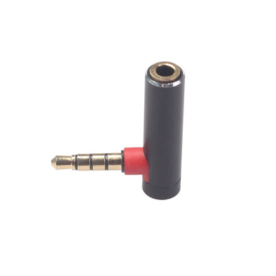Adaptador de Audio 3.5mm Macho a Hembra con Giro de 90 Grados - Image 3