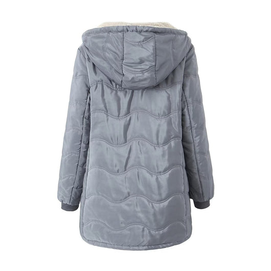 Sudadera con Capucha Estampado Geométrico Onda - Algodón Térmico Forrado - Image 30