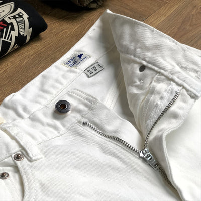 Pantalones Vaqueros Blancos Rectos para Hombre - Casual Moderno - Image 28