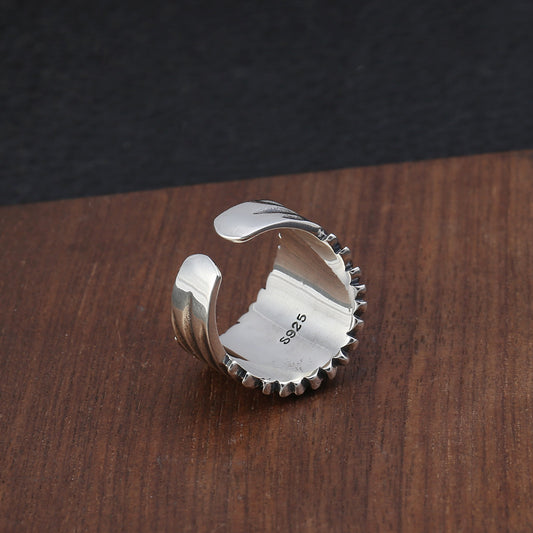 Anillo de Plata Esterlina Vintage con Personalidad para Hombre - Image 2