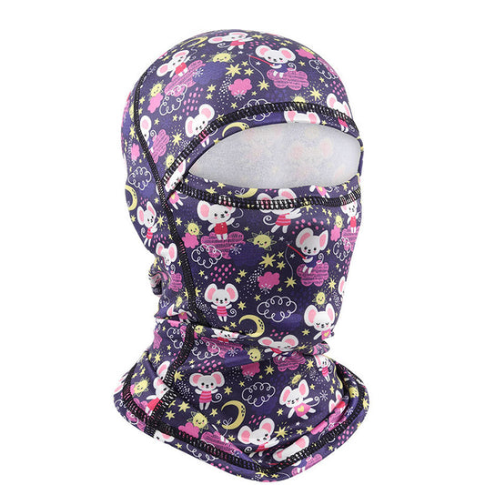 Conjunto de Protección Facial para Esquí Infantil con Babero de Ciclismo - Image 2