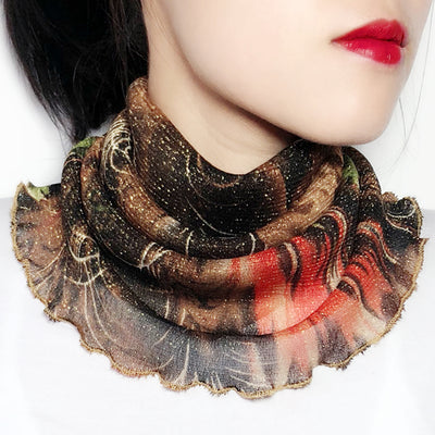 Bufanda Cuello Alto Multiuso con Máscara Facial para Mujer - Image 5