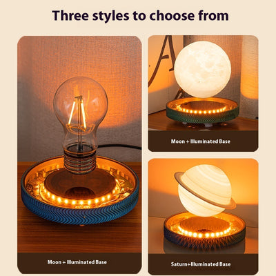 Lámpara Nocturna Luna con Levitación Magnética - Decoración Creativa - Image 4