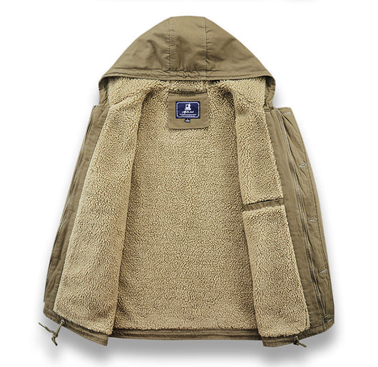 Chaqueta Casual de Algodón con Solapa para Hombre - Image 13