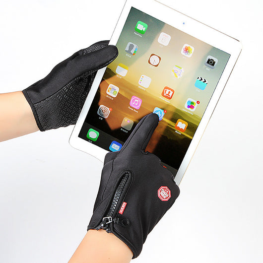 Guantes Táctiles para Montaña, Esquí y Ciclismo con Cremallera - Image 4