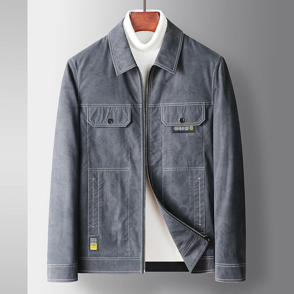 Chaqueta Acolchada Casual con Cuello Desmontable