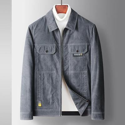 Chaqueta Acolchada Casual con Cuello Desmontable