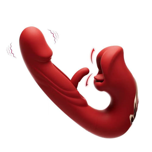 Vibrador 3 en 1 con Función de Succión y Lengua Estimuladora - Image 6