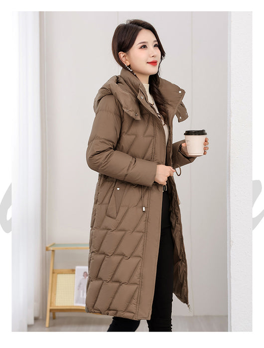 Abrigo Acolchado Slim Fit Talla Grande para Mujer - Invierno - Image 25