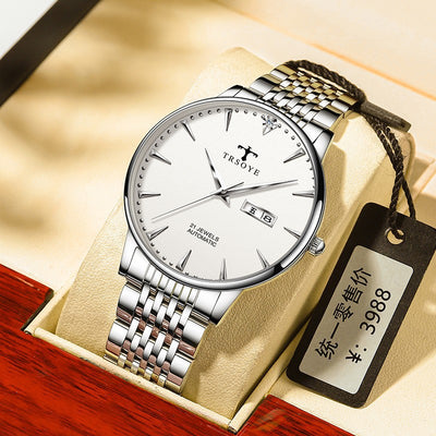 Reloj Mecánico Automático Resistente al Agua con Diseño Hueco