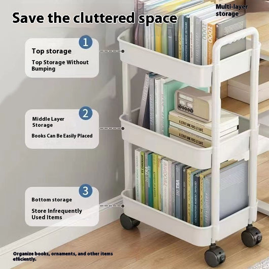 Carrito Organizador Móvil Multiusos de Pisos - Estantería Modular para Dormitorio y Cocina - Image 6