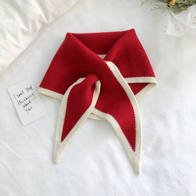 Chal Triangular Tejido para Otoño e Invierno - Bufanda Elegante para Mujer - Image 11