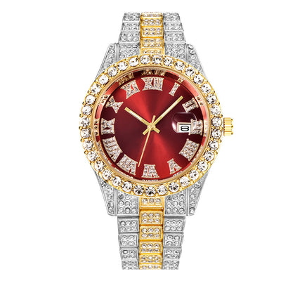 Reloj Acero Inoxidable Hip Hop Empresarial con Calendario Completo - Image 11