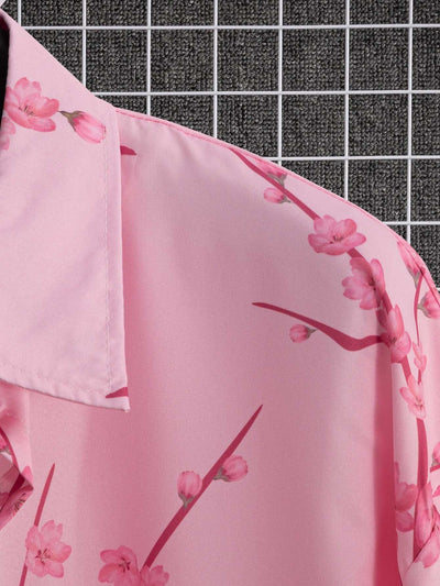 Camisa Estampada Floral de Manga Corta - Image 4
