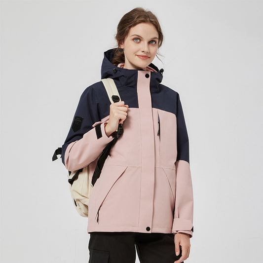Abrigo Desmontable Impermeable Otoño-Invierno Unisex con Forro Adhesivo