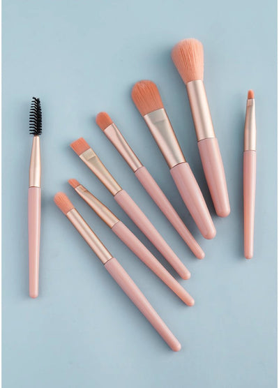 Set de 8 Brochas de Maquillaje Profesional Portátil - Image 9