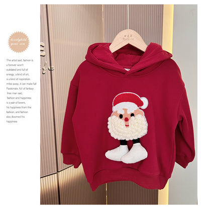 Conjunto Navideño Familiar: Pijama Polar con Capucha para Padres e Hijos - Image 16