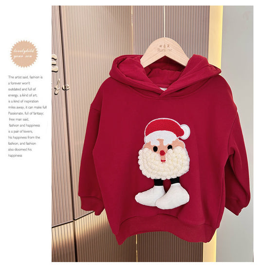 Conjunto Navideño Familiar: Pijama Polar con Capucha para Padres e Hijos - Image 16